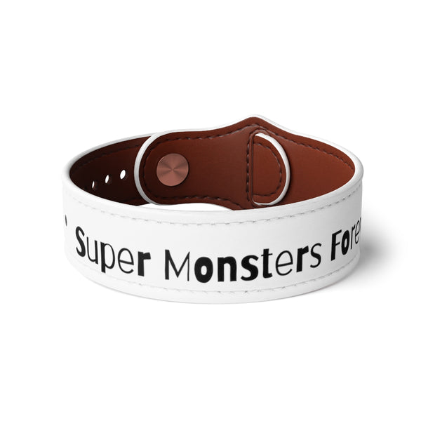 Faux Leather Wristband