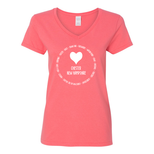 Heavy Cotton Women's V-Neck T-Shirt