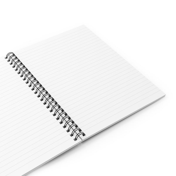 Purple Spiral Notebook - Ruled Line