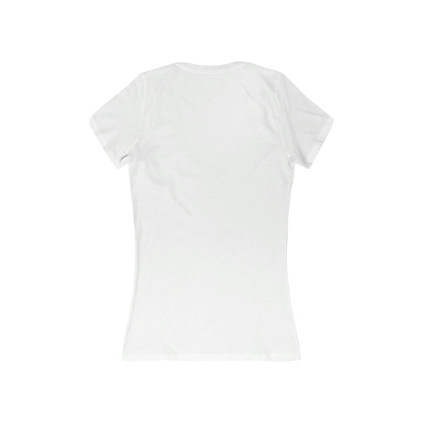 Women's Jersey Short Sleeve Deep V-Neck Tee