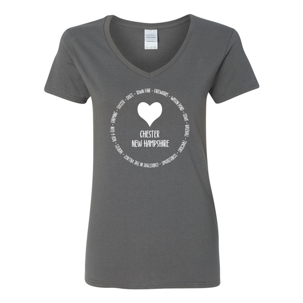 Heavy Cotton Women's V-Neck T-Shirt