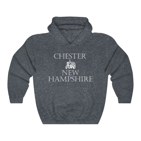 Chester New Hampshire, Tractor, Unisex Heavy Blend™ Hooded Sweatshirt