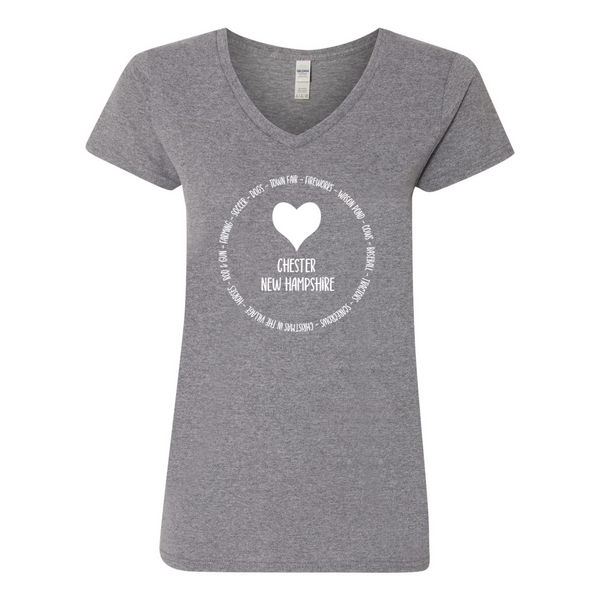 Heavy Cotton Women's V-Neck T-Shirt