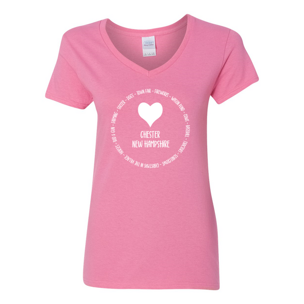 Heavy Cotton Women's V-Neck T-Shirt