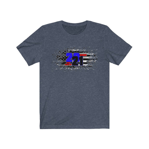 Seniors Class of 2021 Gift, Distressed American Flag, Class of 2021 Shirt, Graduation Gift Ideas, 2021, High School, Custom T-Shirt Unisex Jersey Short Sleeve Tee