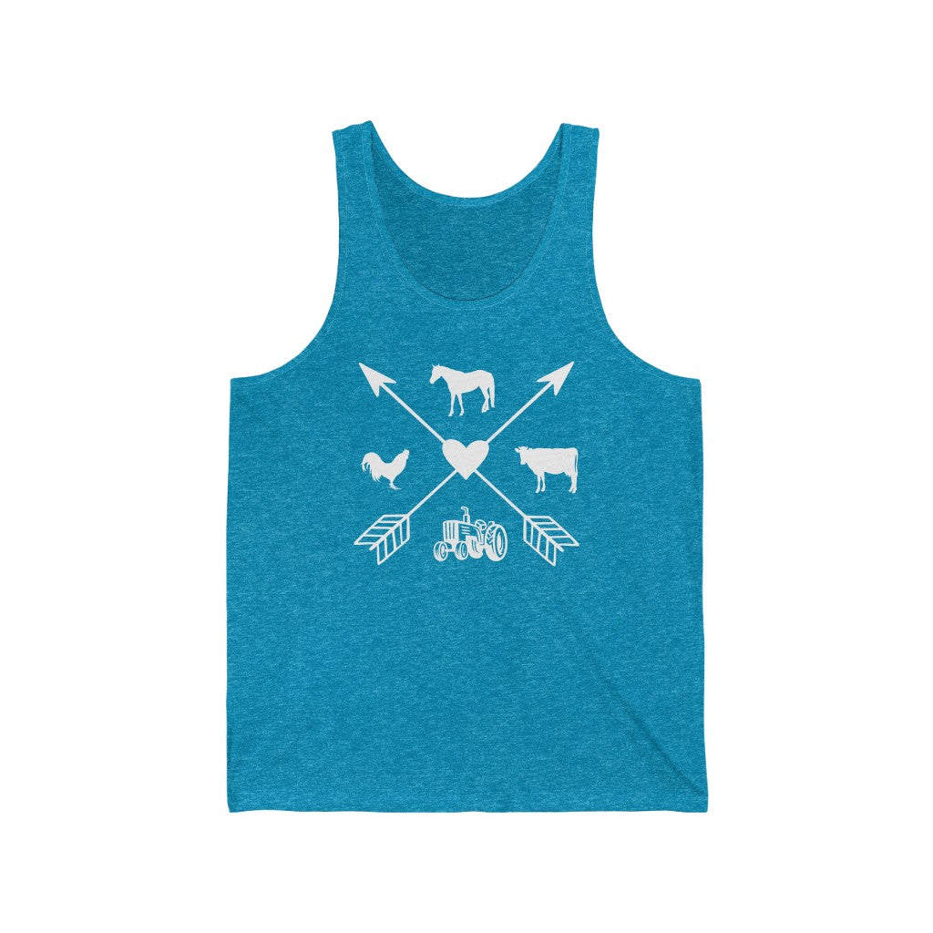 Farm Life Unisex Jersey Tank